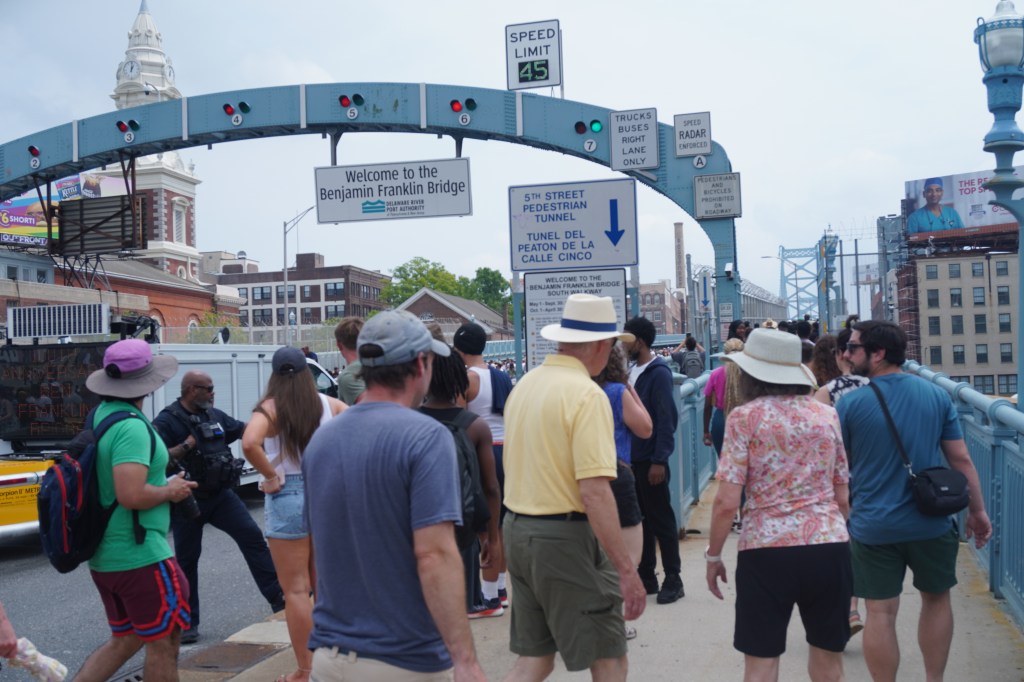 Walking Across the Benjamin Franklin Bridge on Its 100th&nbsp;Anniversary